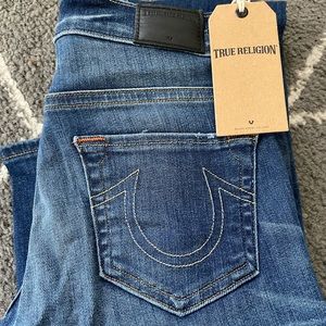 Dark Wash True Religion Boot Cut Jeans